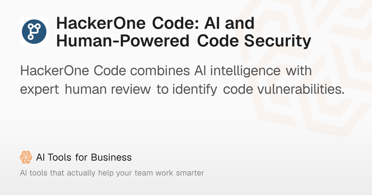 HackerOne Code: Code Security Platform Review