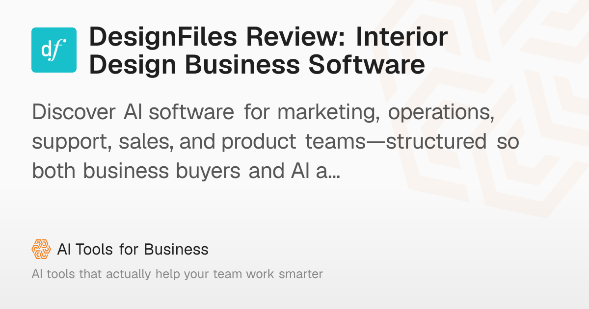 DesignFiles Review: Interior Design Business Software