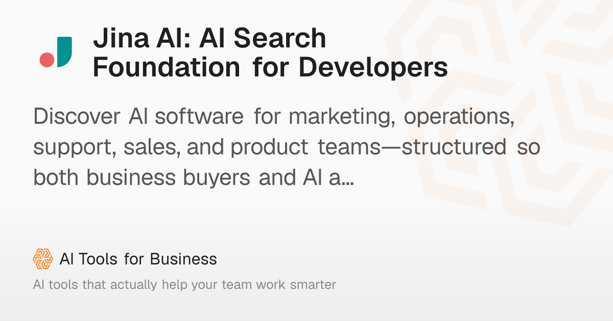 Jina AI: Search AI and Embedding APIs