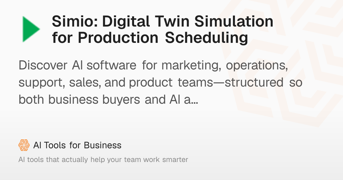 Simio Review: Production Scheduling & Digital Twin Software