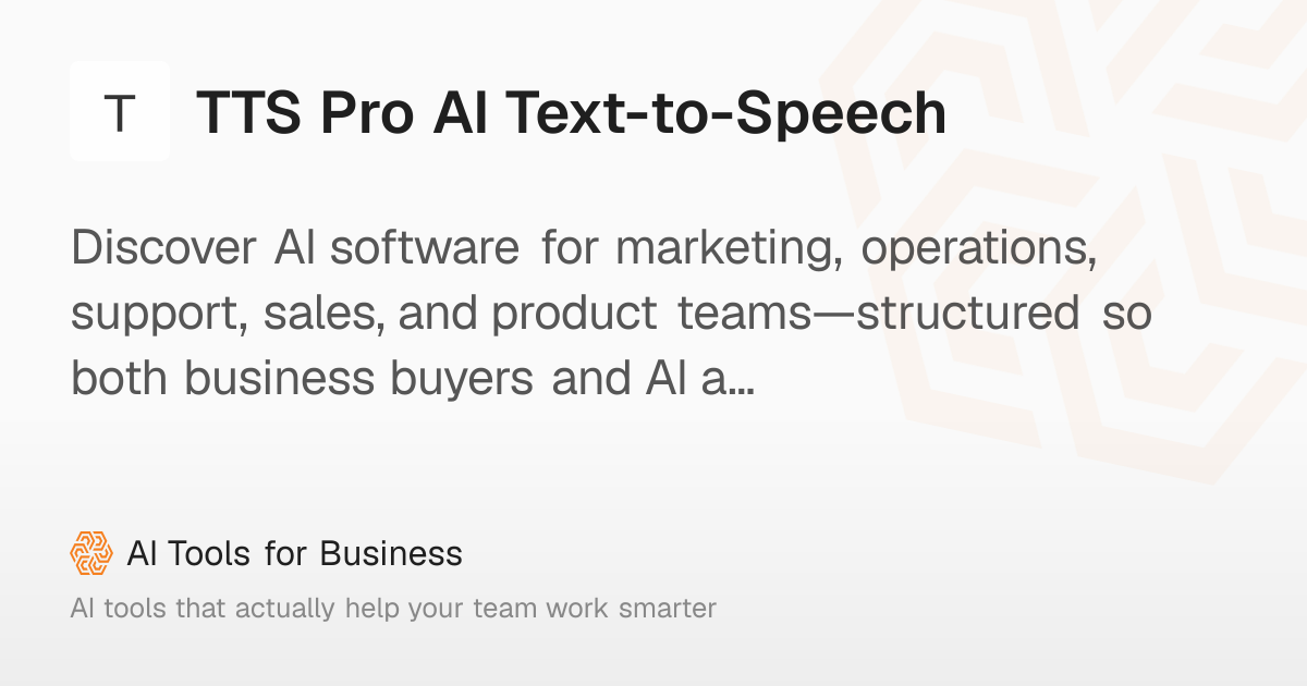 TTS Pro: AI Text-to-Speech Converter